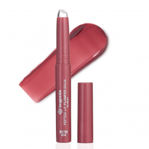 Помада для губ 004 Scarlet Bogenia Peptide Lip Plumper Balm BG760