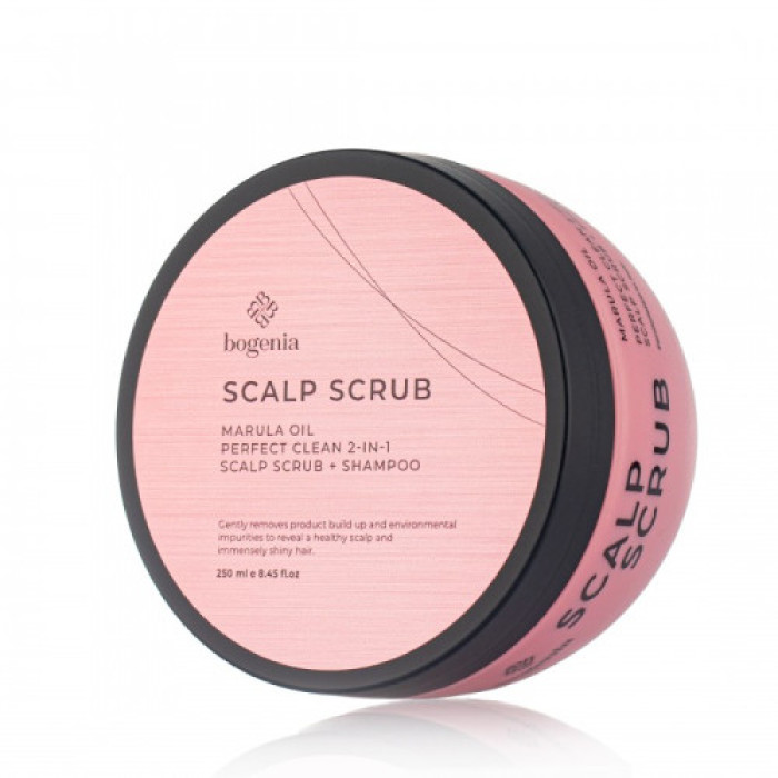 Скраб для шкіри голови з олією марули Bogenia BG403 Scalp Scrub Marula Oil, 250 мл
