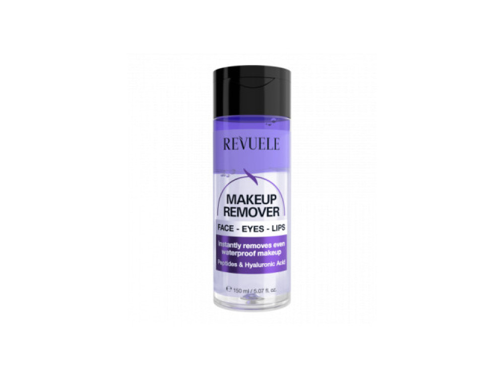 Засіб двофазний для зняття макіяжу з обличчя, повік, губ Revuele Makeup Remover, 150 мл
