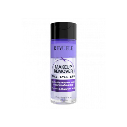 Засіб двофазний для зняття макіяжу з обличчя, повік, губ Revuele Makeup Remover, 150 мл