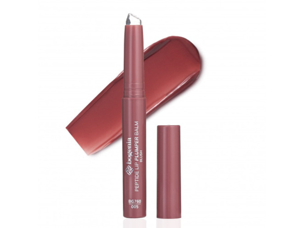 Помада для губ 005 Blush Bogenia Peptide Lip Plumper Balm BG760