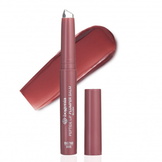 Помада для губ 005 Blush Bogenia Peptide Lip Plumper Balm BG760