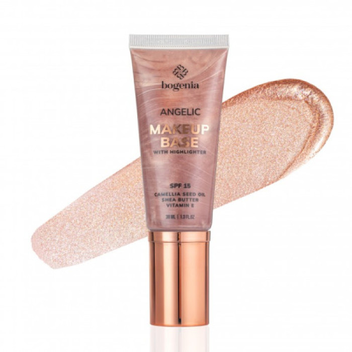 База під макіяж з хайлайтером Bogenia ANGELIC Makeup Base with Highlighter BG612 001, 38 мл