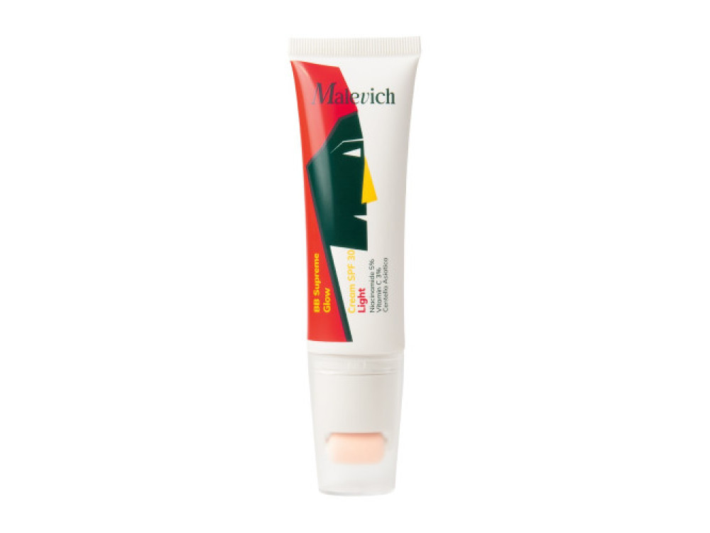 Сяючий ВВ крем SPF 30 Світлий бежевий Malevich М-1200 (50 мл)