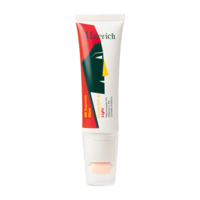 Сяючий ВВ крем SPF 30 Світлий бежевий Malevich М-1200, 50 мл