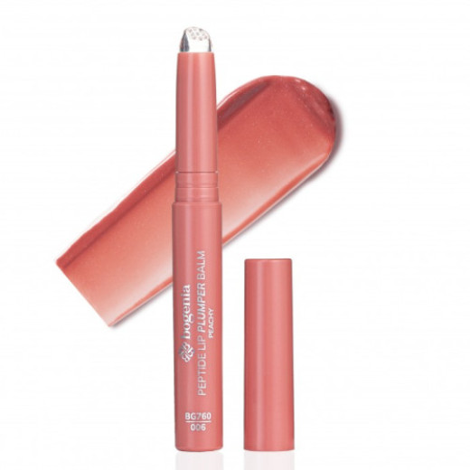 Помада для губ 006 Peachy Bogenia Peptide Lip Plumper Balm BG760
