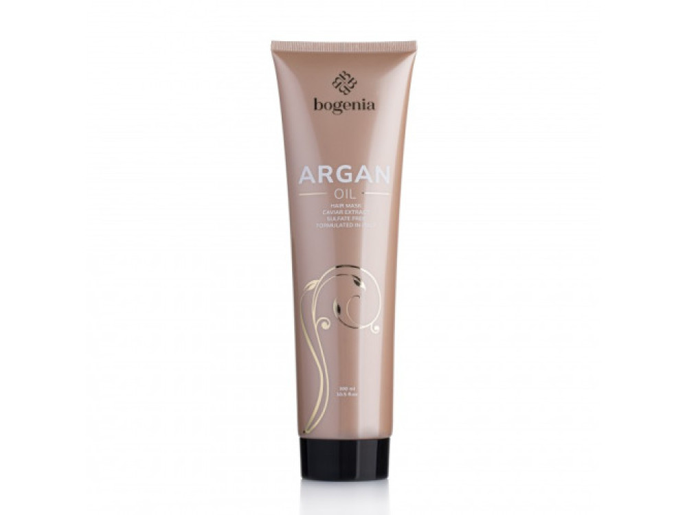 Маска для волосся Bogenia Argan Oil & Caviar Extract Mask BG411 300 мл