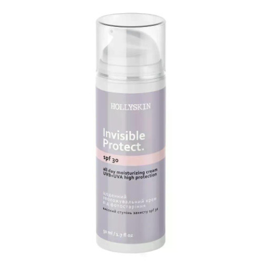 Щоденний зволожувальний крем від фотостаріння HOLLYSKIN Invisible Protect SPF 30