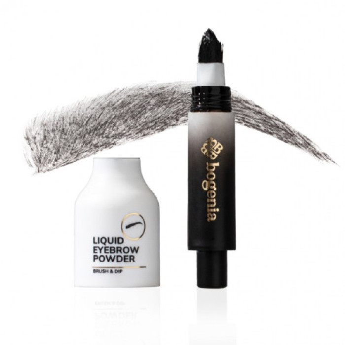 Пудрова підводка для брів Liquid Eyebrow Powder Brush&Dip 01 Bogenia BG509