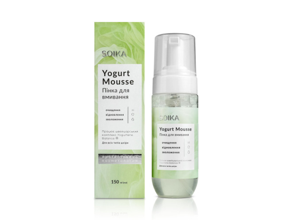 Пінка для вмивання з пребіотичним комплексом Yogurtene Balance Soika 150 мл