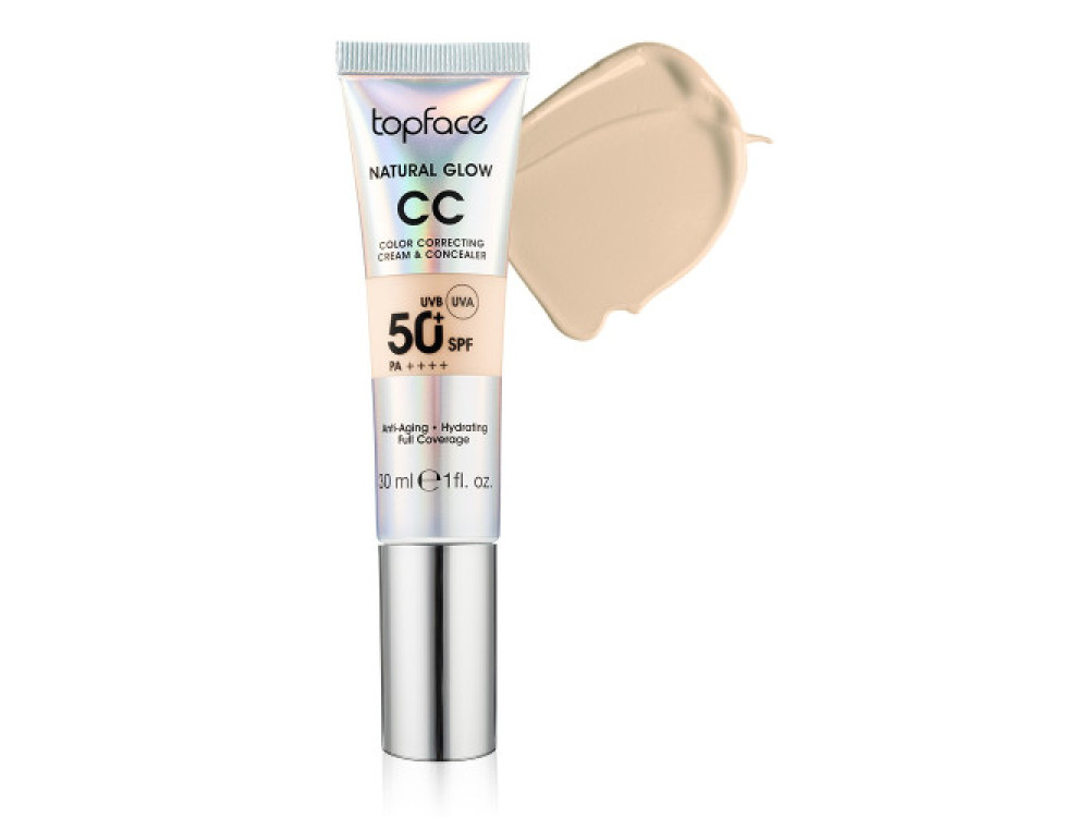 СС-крем і консилер 2в1 Topface CC Color Correcting Cream and Concealer PT472 007 