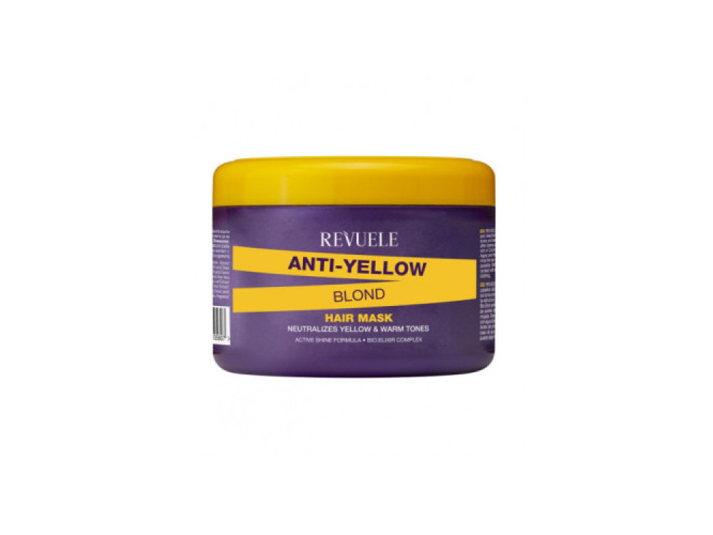 Маска для волосся з ефектом антижовтизни Revuele Anti Yellow Blond, 500 мл