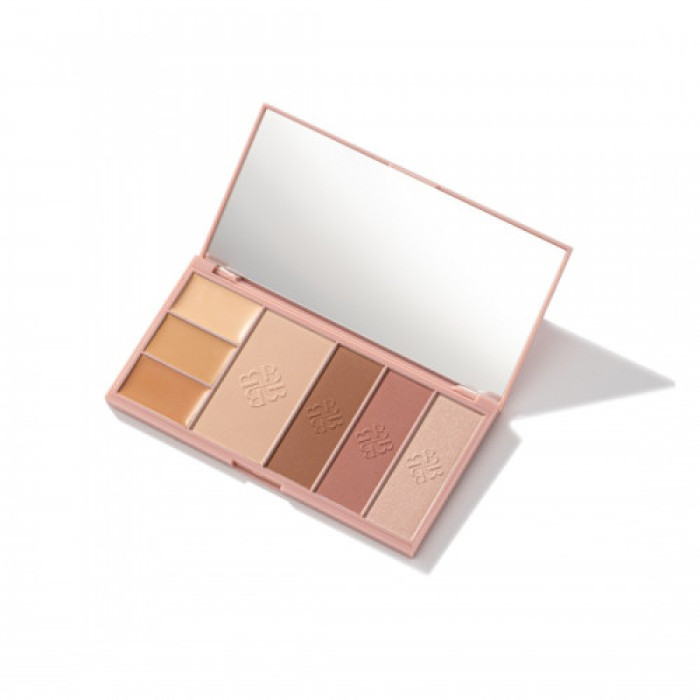 Палетка для контурінгу обличчя Bogenia BG906 ANGELIC Correction Palette №002