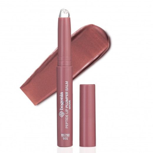 Помада для губ 001 Mauve Bogenia Peptide Lip Plumper Balm BG760