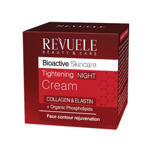 Крем нічний з колагеном та еластином Revuele Bio Active Skin Care, 50 мл