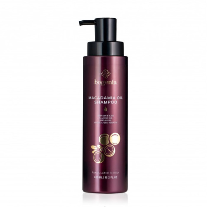 Шампунь для волосся з олією макадамії Bogenia BG435 Macadamia Oil Shampoo, 400 мл