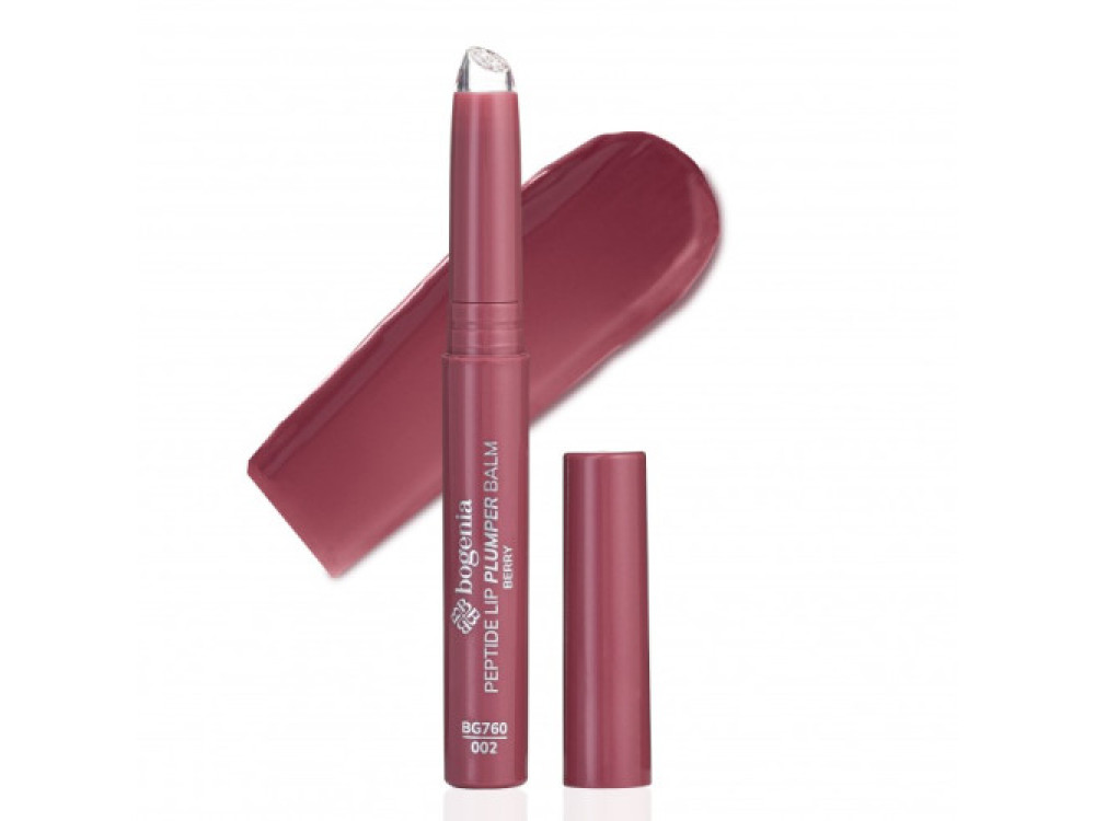 Помада для губ 002 Berry Bogenia Peptide Lip Plumper Balm BG760