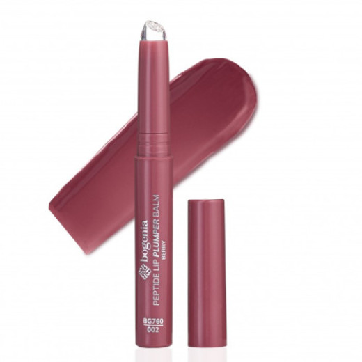 Помада для губ 002 Berry Bogenia Peptide Lip Plumper Balm BG760