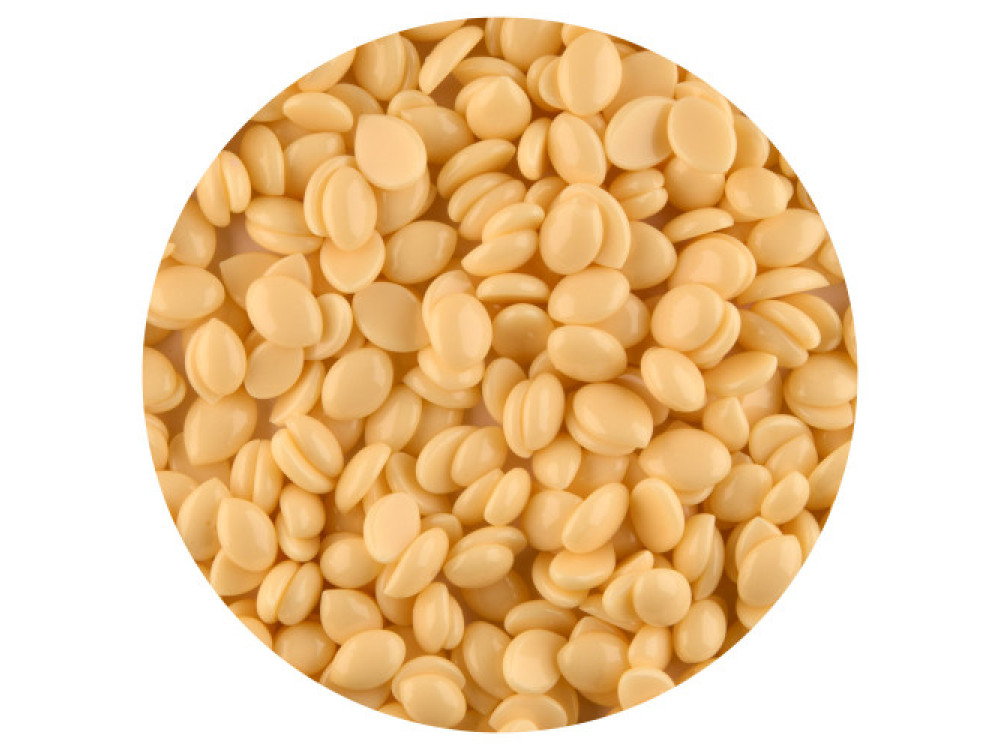 Гарячий плівковий віск в гранулах Italwax 100г Білий шоколад