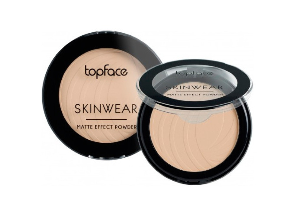 Компактна пудра для обличчя Topface Skin Wear Matte Effect Powder PT265 03 