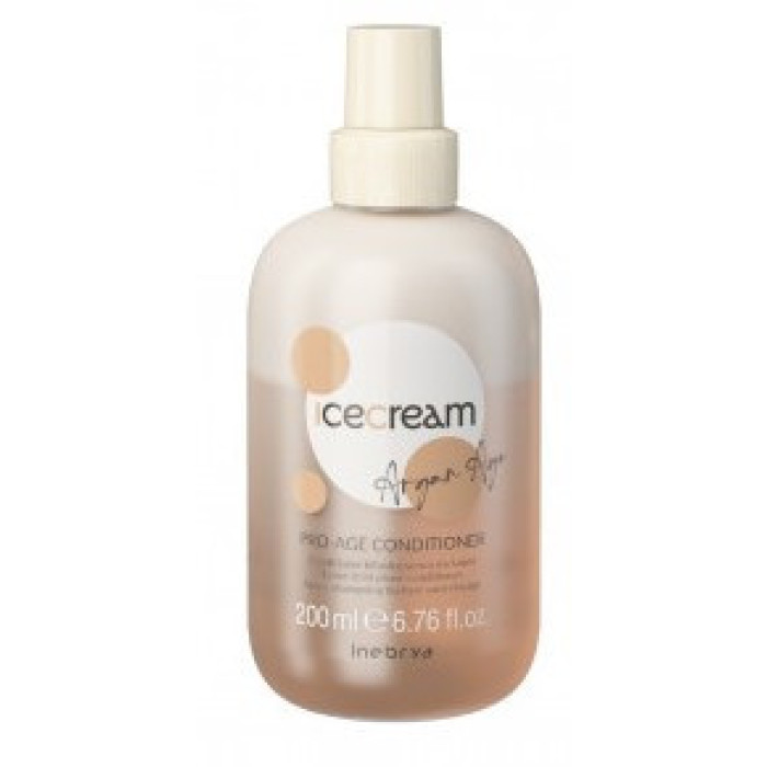 Двофазний спрей-кондиціонер з аргановою олією Inebrya Ice Cream Pro Age 2-phase conditioner argan oil, 200 мл