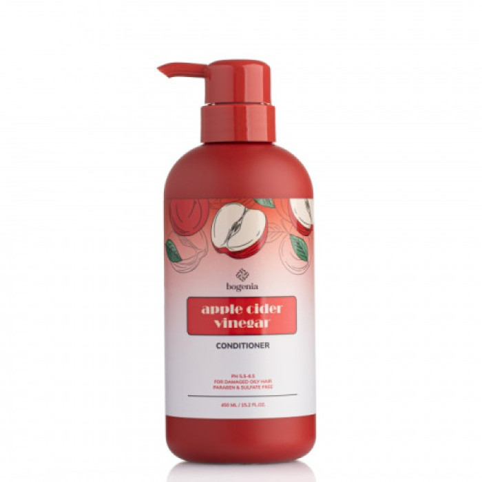 Кондиціонер для волосся з екстрактом яблучного оцту Bogenia Conditioner Apple Cider Vinegar BG413 450 мл